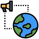 Icon showing supply chain and inventory management tools for cosmetics businesses