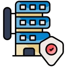 Icon representing secure infrastructure for gaming platforms